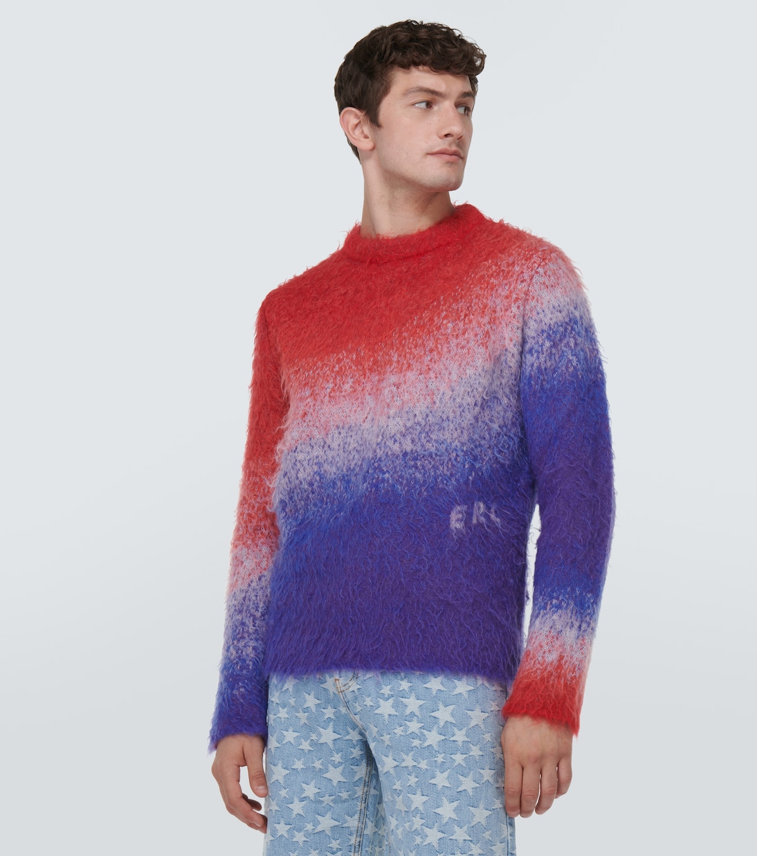 Gradient mohair-blend sweater | ERL