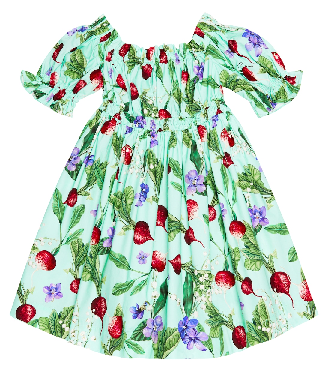 Printed cotton dress | Dolce&Gabbana Kids