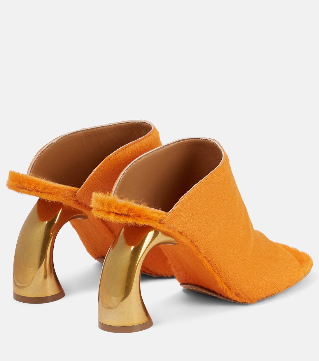 Pantoletten aus Kalbshaar | Dries Van Noten
