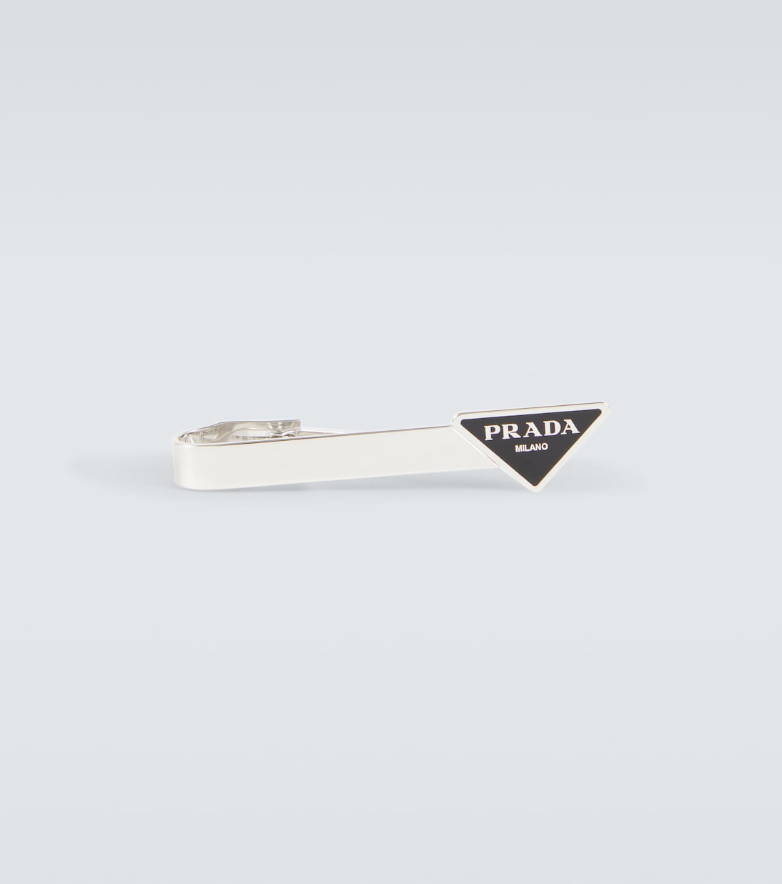 Fermacravatta in argento sterling con logo | Prada