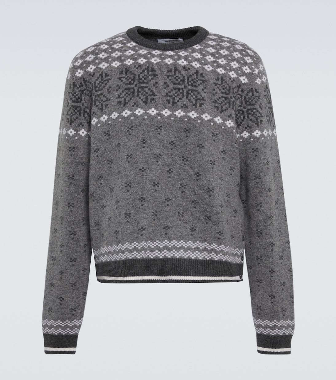 Jersey de lana en jacquard | Thom Browne