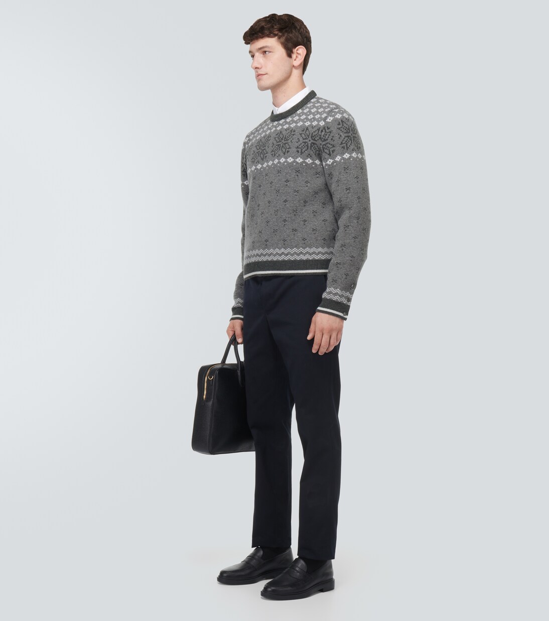 Jersey de lana en jacquard | Thom Browne