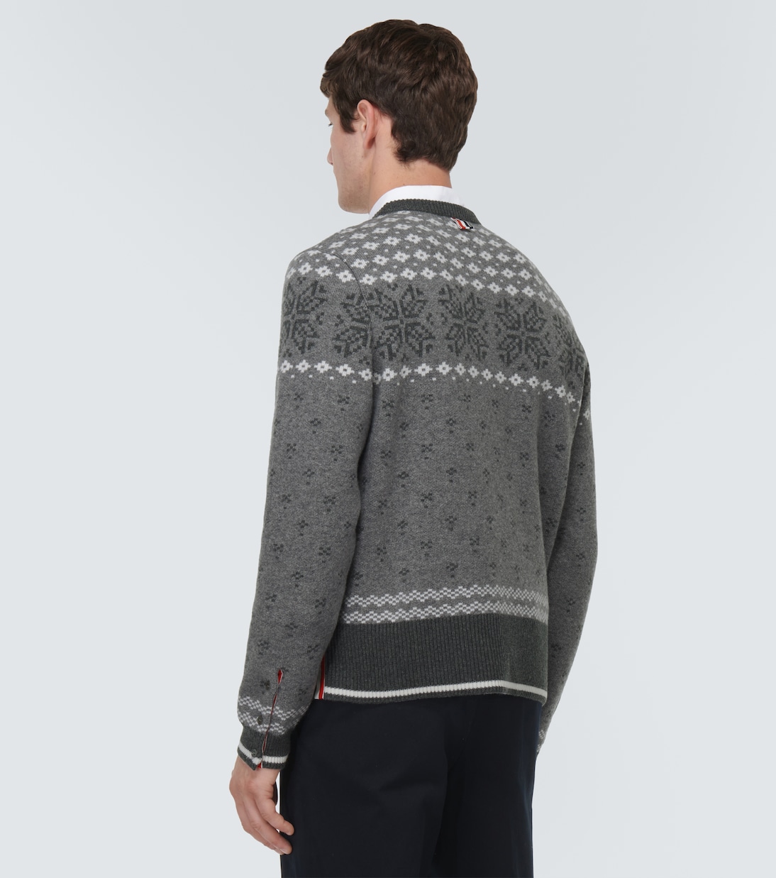 Jersey de lana en jacquard | Thom Browne