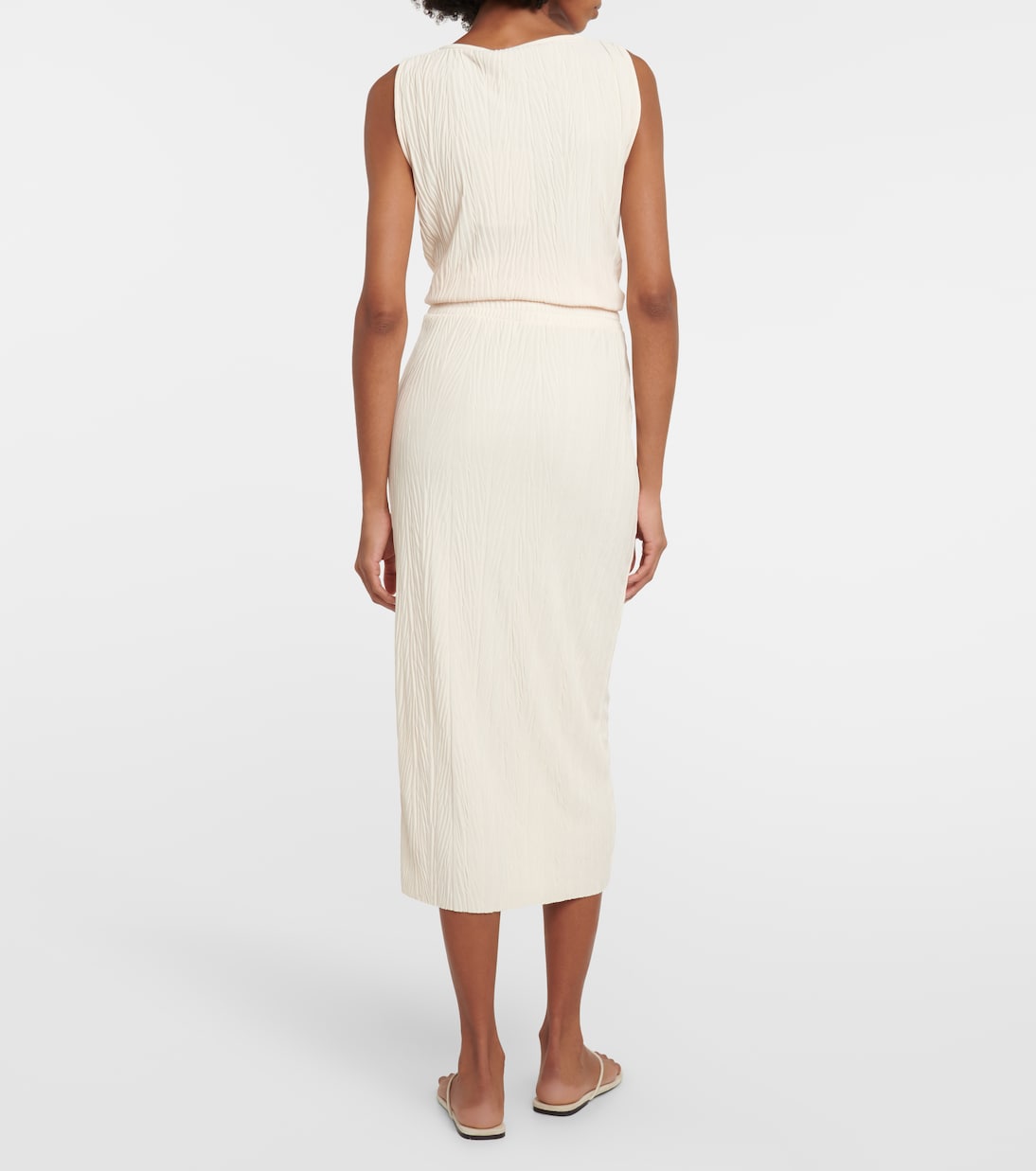 Leisure - Gonna midi Carnia plissé in jersey | Max Mara