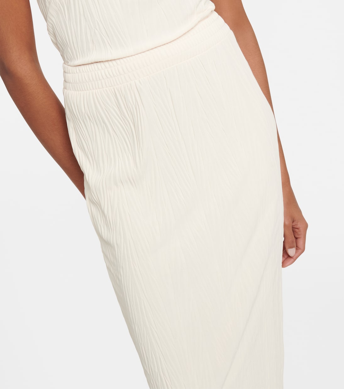 Leisure - Gonna midi Carnia plissé in jersey | Max Mara