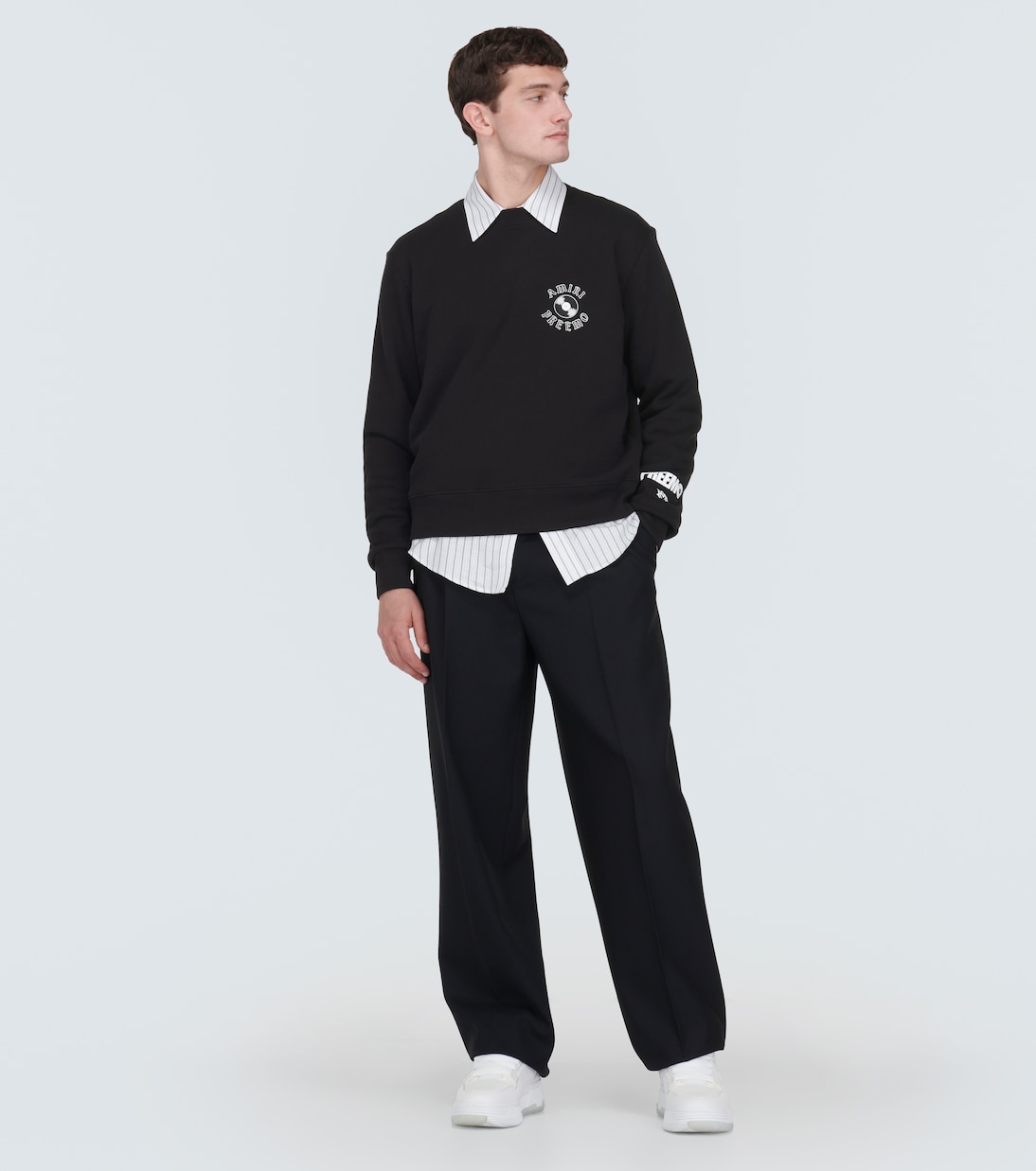 Sudadera de jersey de algodón estampado | Amiri