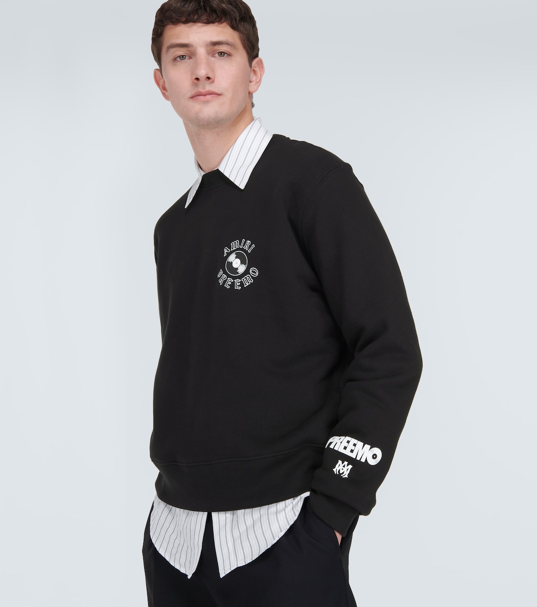 Sudadera de jersey de algodón estampado | Amiri