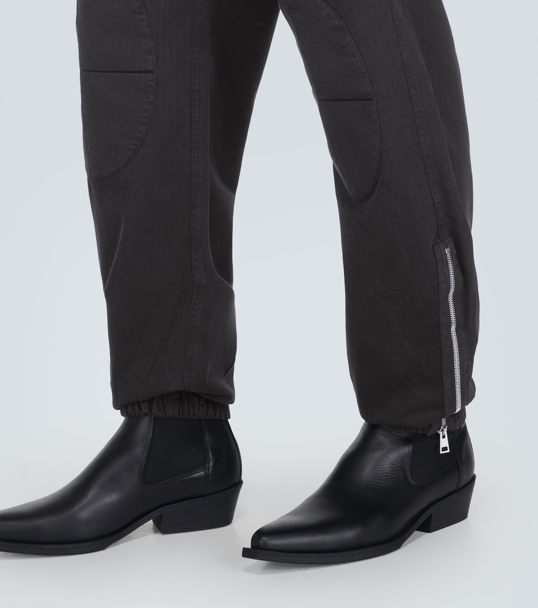 Pantalones de algodón con rodilleras | Winnie New York