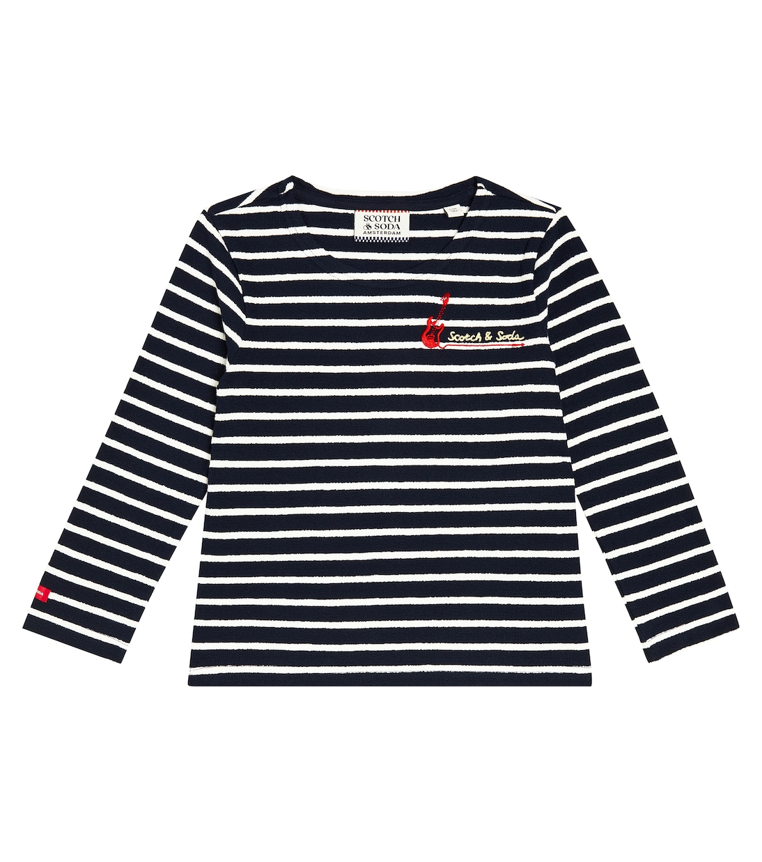 스트라이프 코튼 저지 티셔츠 | Scotch & Soda Kids