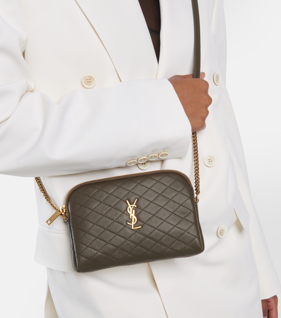 Borsa a spalla Gaby in pelle matelassé | Saint Laurent