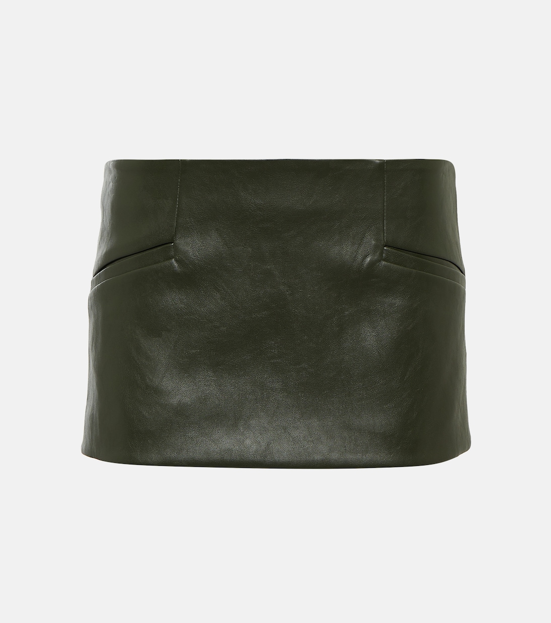 Mini-jupe Edona en cuir synthétique | Aya Muse