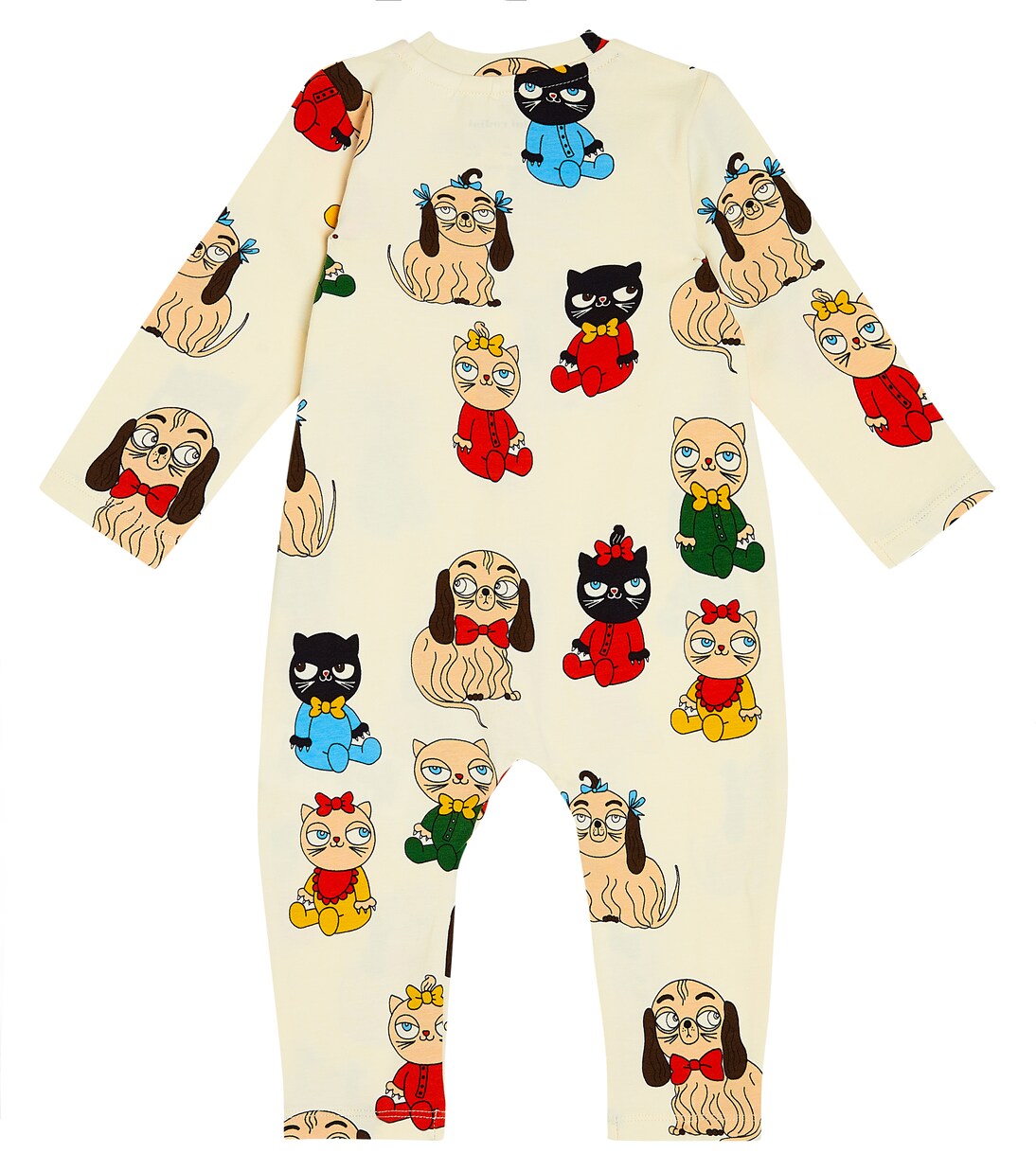 Baby - Jumpsuit corta MiniBabies in cotone con stampa | Mini Rodini