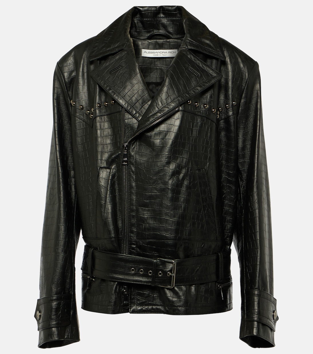 Bikerjacke aus Leder | Alessandra Rich