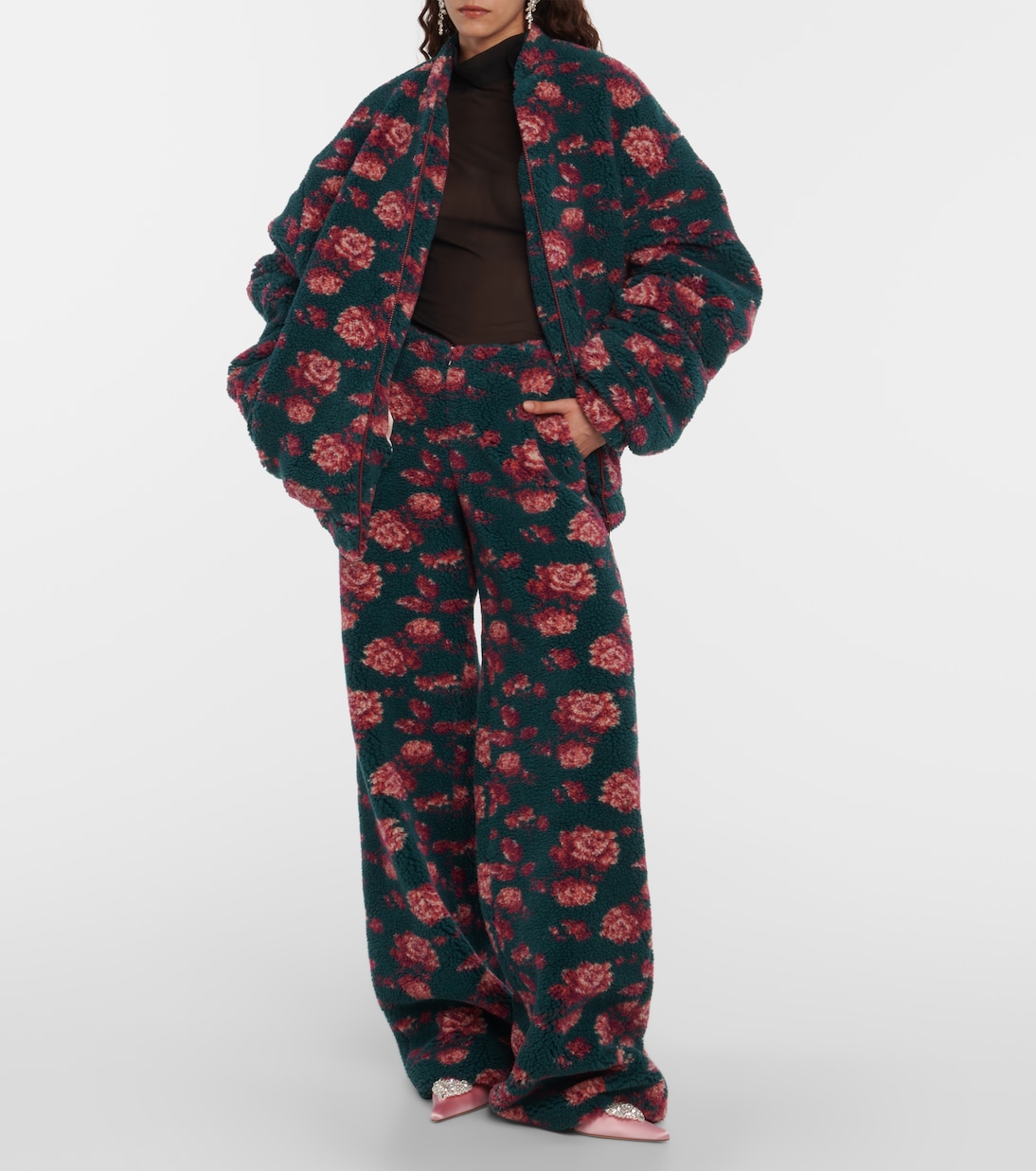 Floral teddy jacket | Magda Butrym