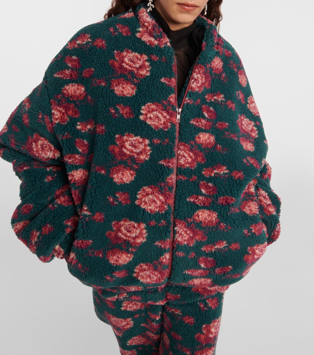 Floral teddy jacket | Magda Butrym