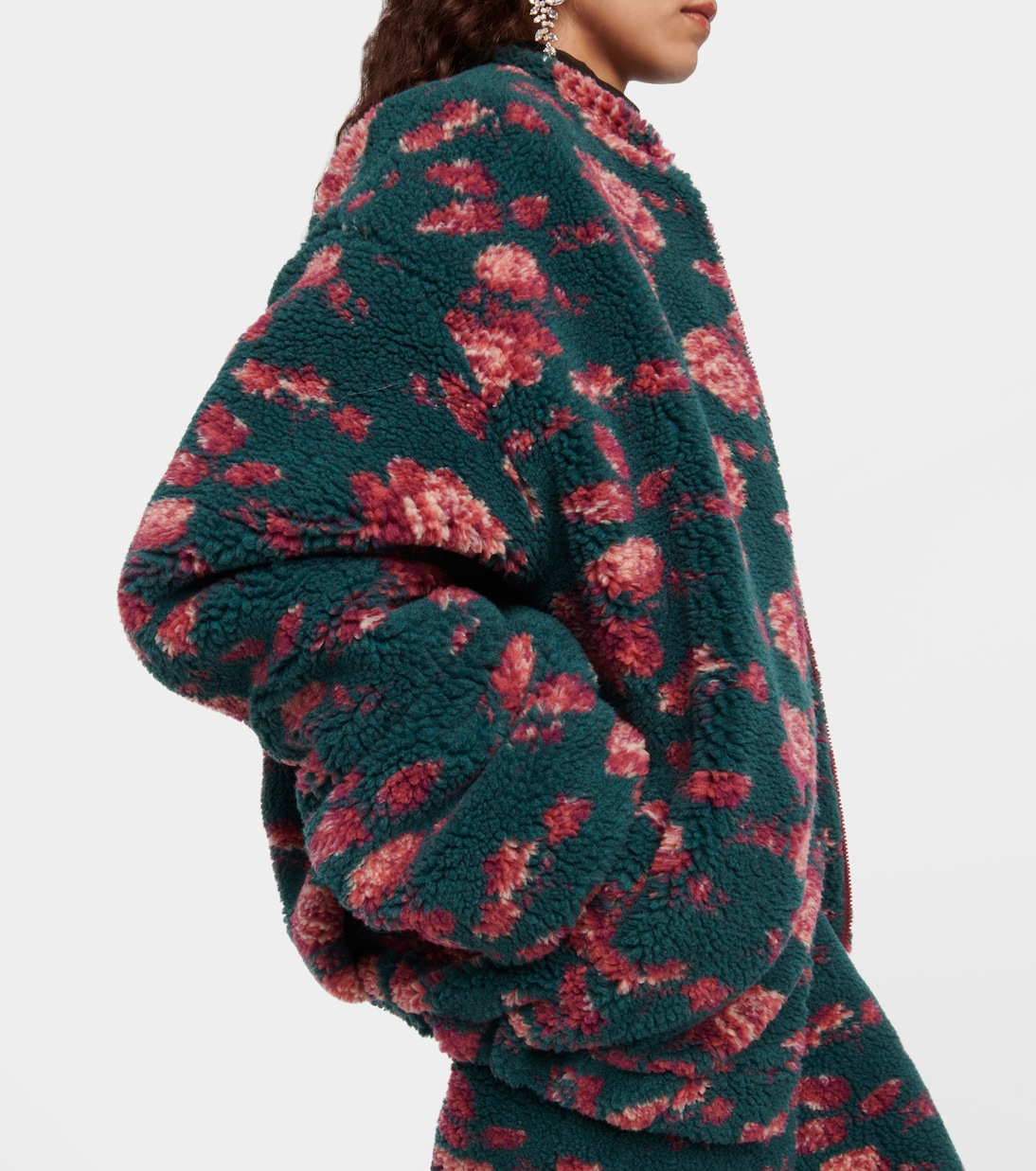 Floral teddy jacket | Magda Butrym
