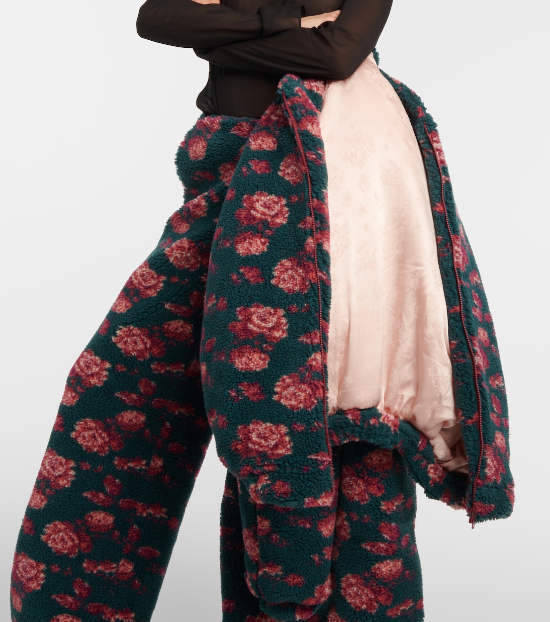 Floral teddy jacket | Magda Butrym