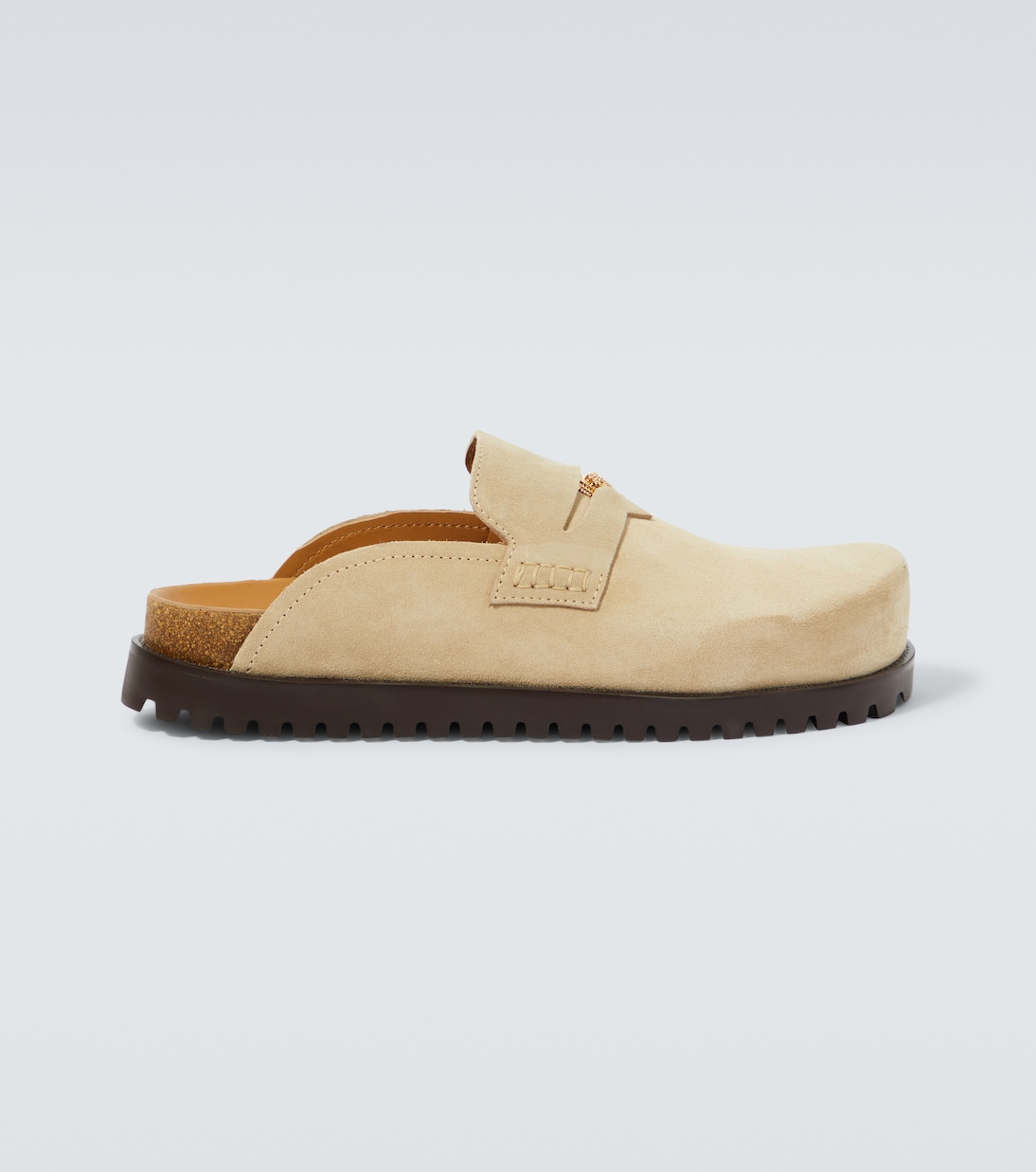 Mules Medusa in suede | Versace