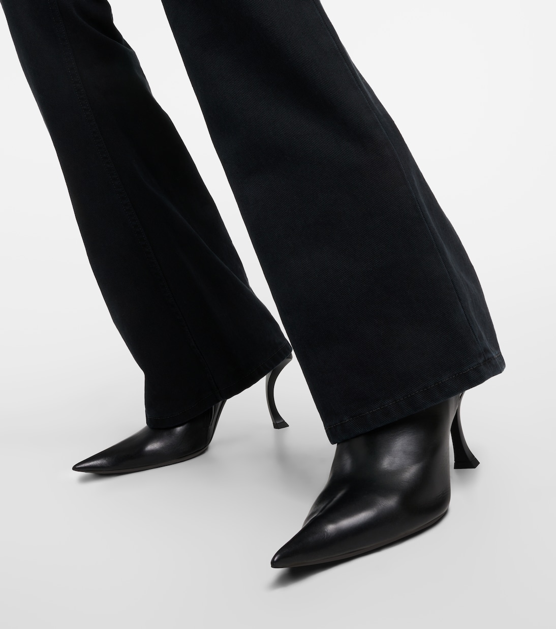 Ankle Boots Hourglass aus Leder | Balenciaga