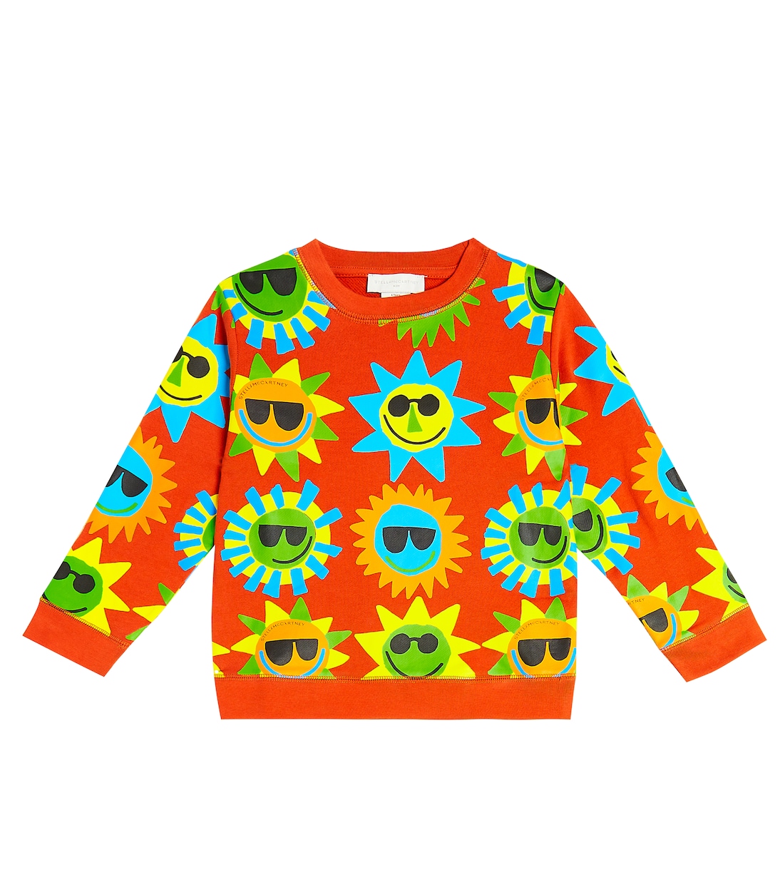 Sudadera de jersey de algodón estampada | Stella McCartney Kids