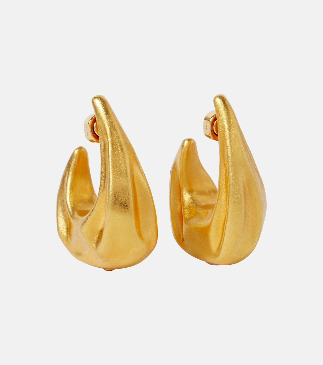 Boucles d’oreilles Olivia Medium en plaqué or | Khaite