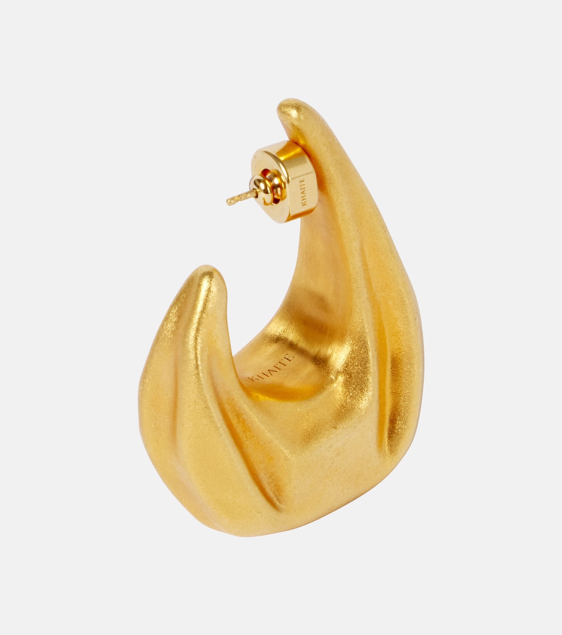 Boucles d’oreilles Olivia Medium en plaqué or | Khaite