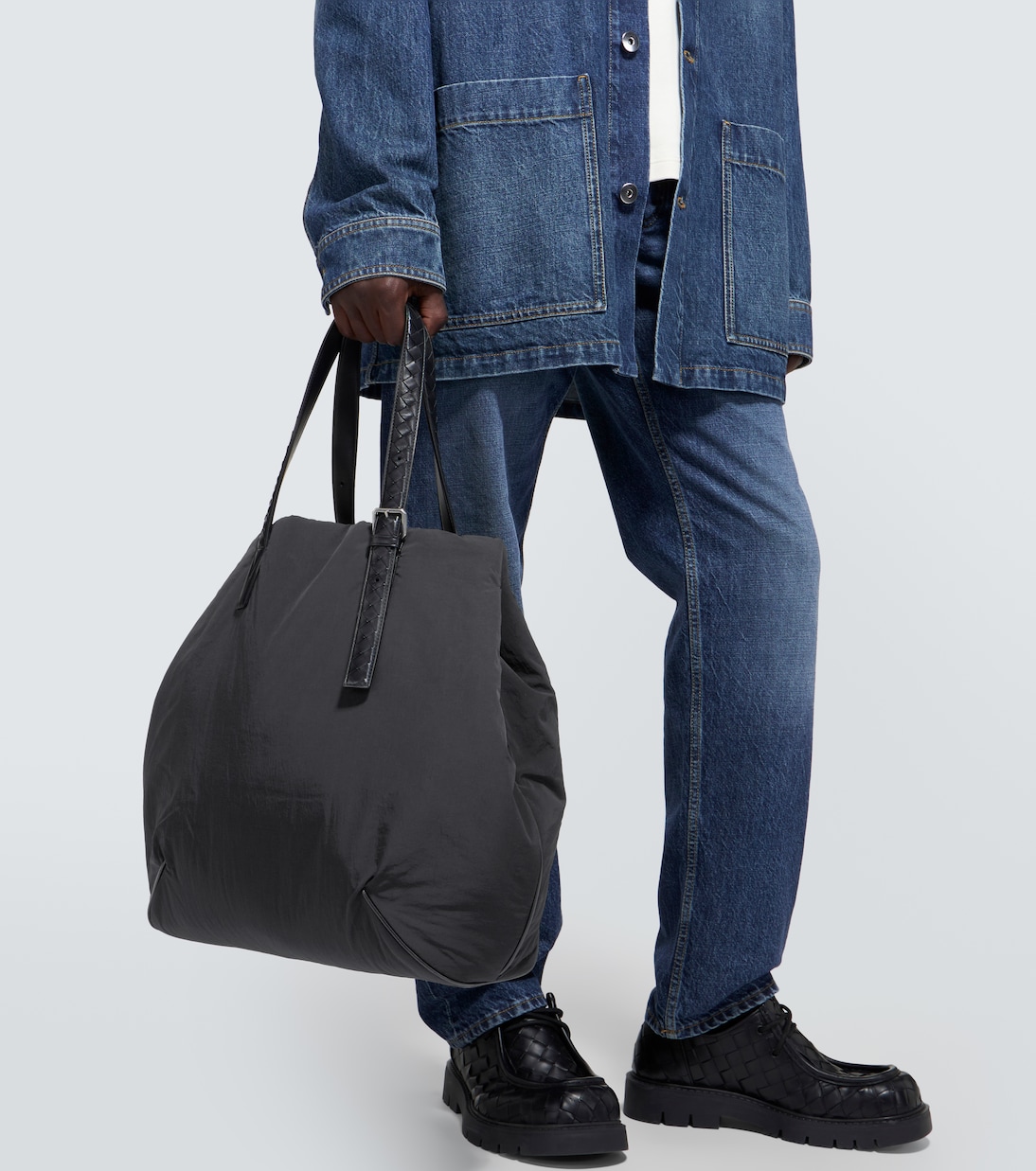 Tote Crossroad Buckle mit Leder | Bottega Veneta