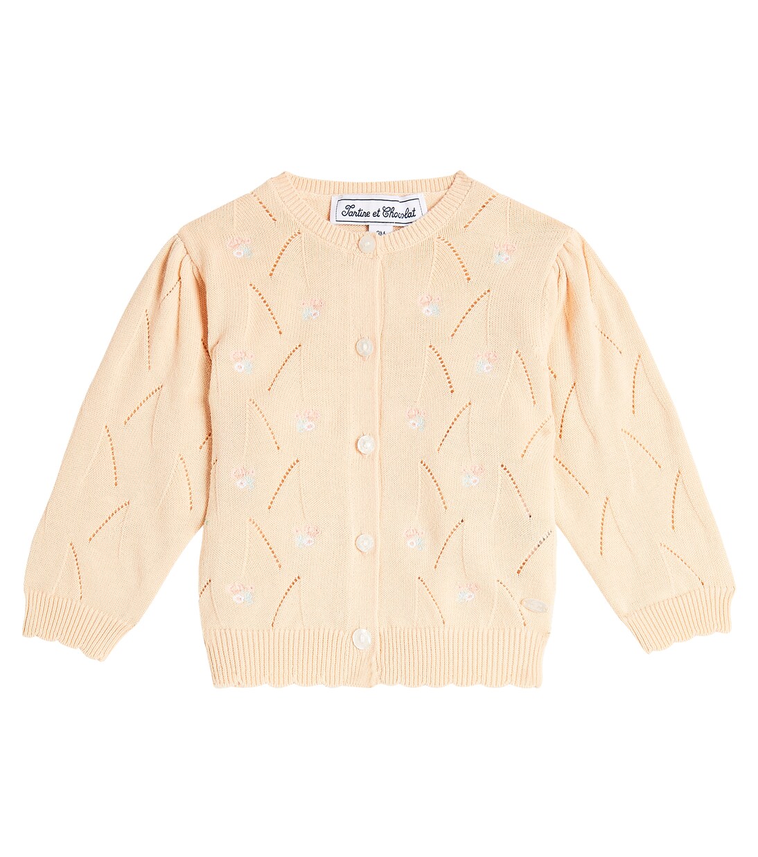 Bébé – Cardigan brodé en coton | Tartine et Chocolat