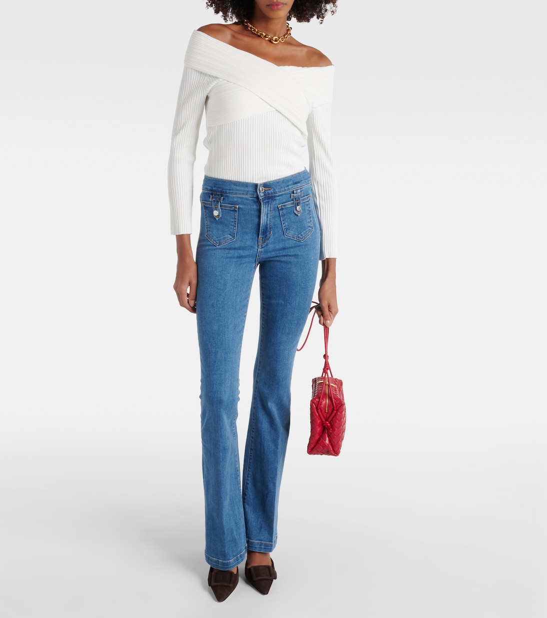Top Yesenia con scollo bardot | Veronica Beard