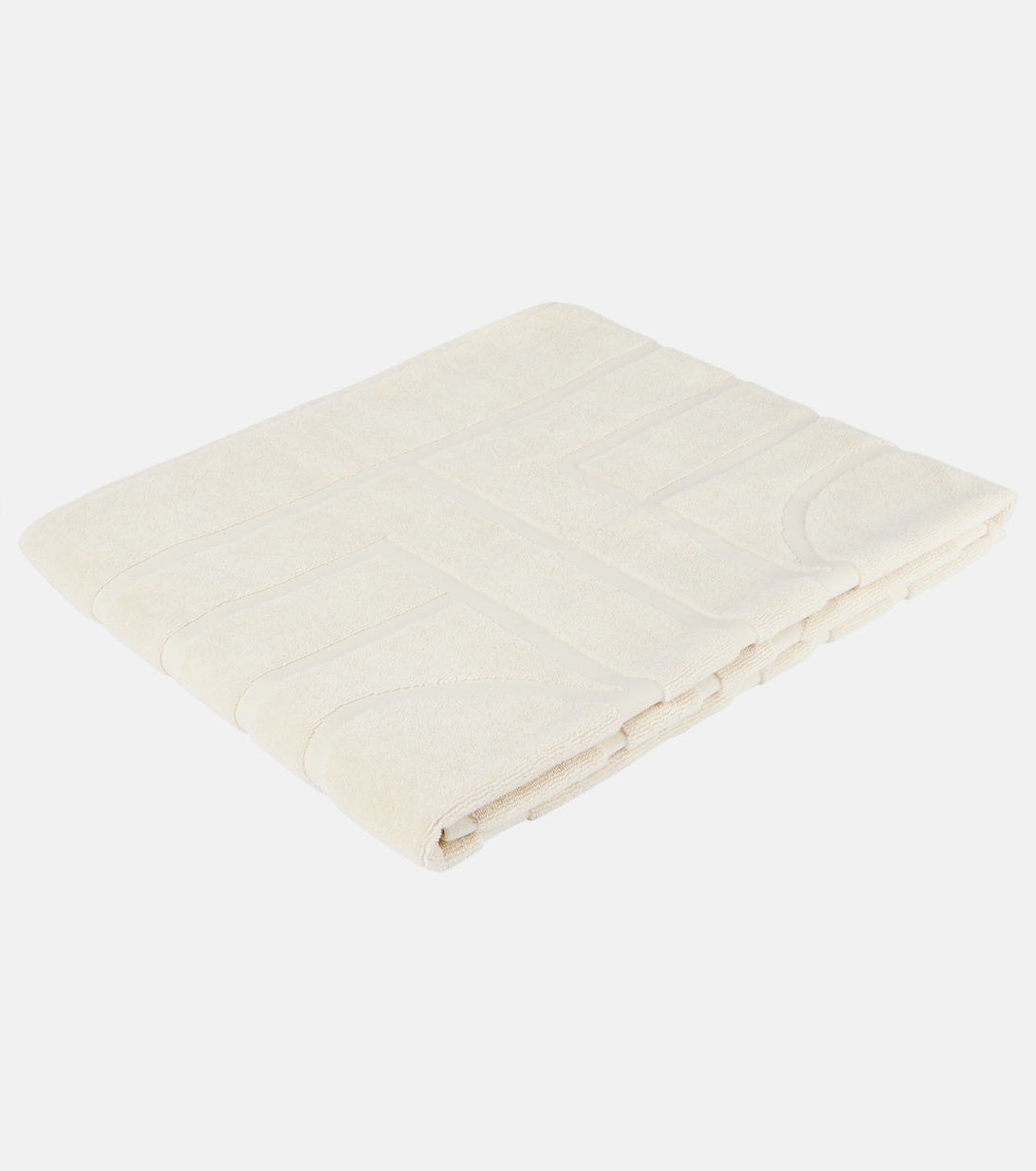 Asciugamano Jacquard in Cotone Ricamato TOTEME per Giovani Stilisti