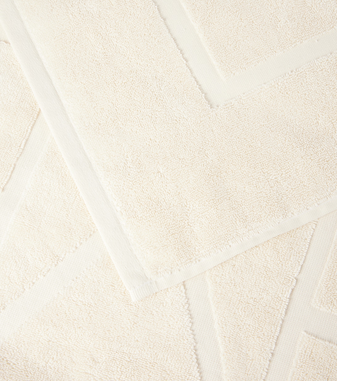Asciugamano Jacquard in Cotone Ricamato TOTEME per Giovani Stilisti