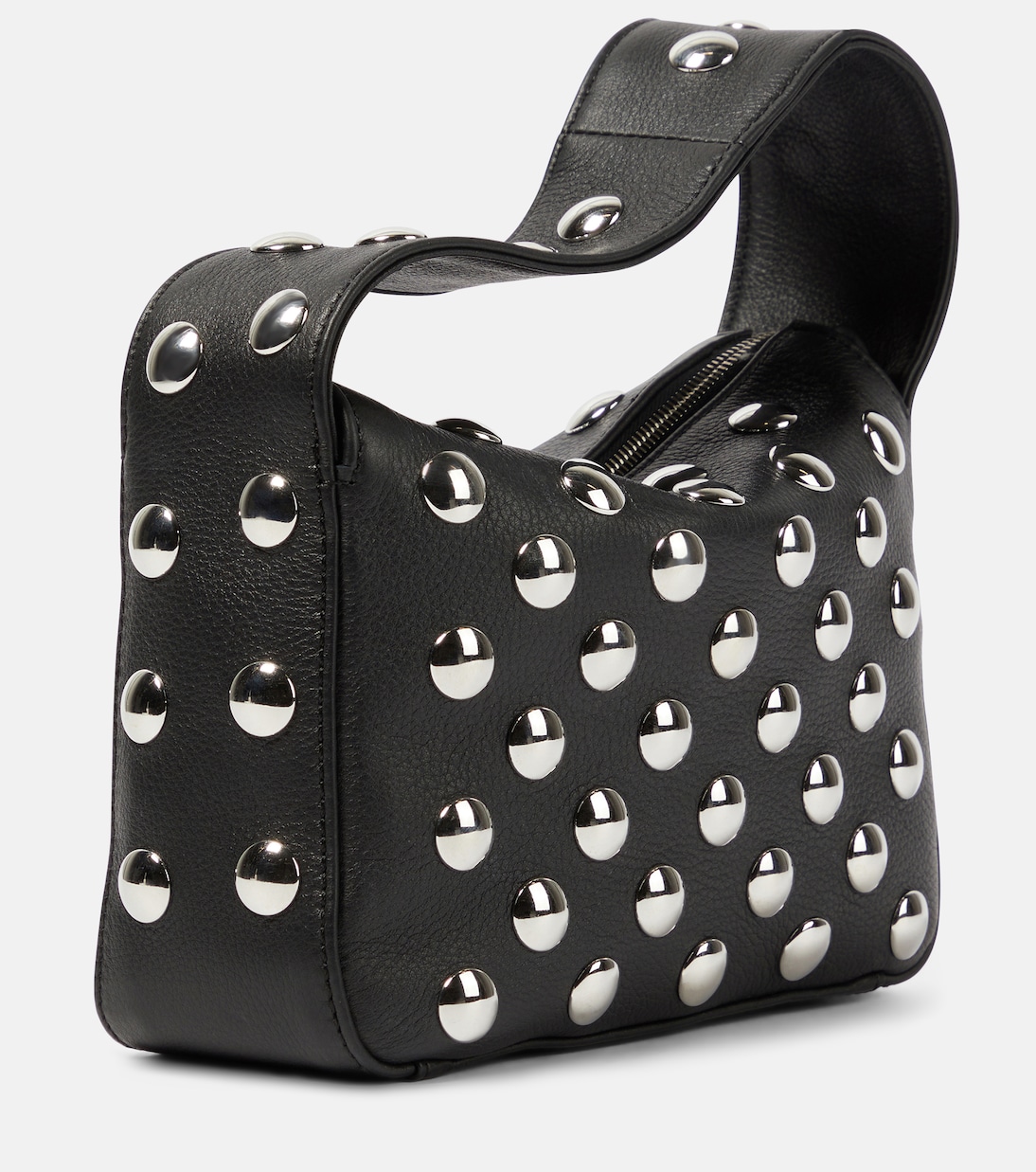 Elena studded leather shoulder bag | Khaite