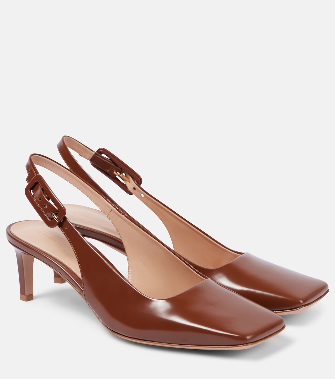Slingback-Pumps 55 aus Lackleder | Gianvito Rossi