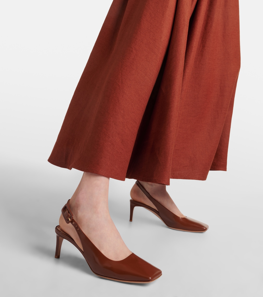 Slingback-Pumps 55 aus Lackleder | Gianvito Rossi