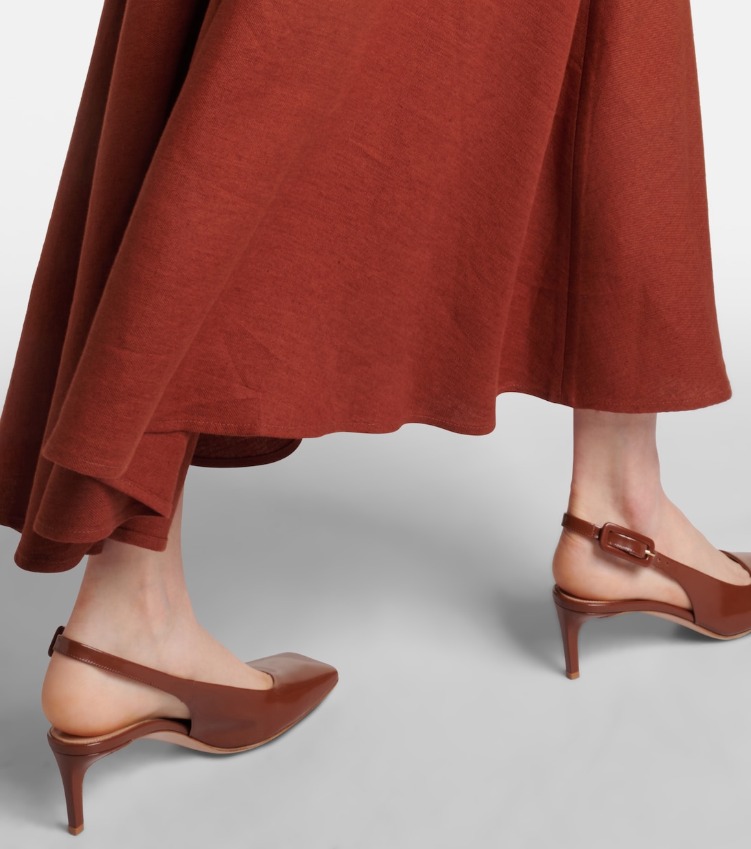 Slingback-Pumps 55 aus Lackleder | Gianvito Rossi