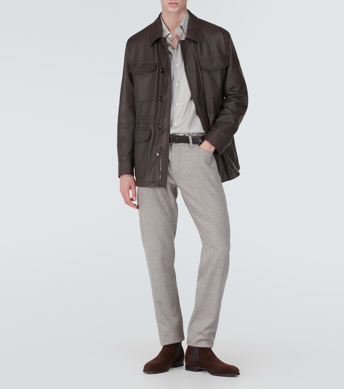 Camicia in seta, cashmere e lino | Brioni