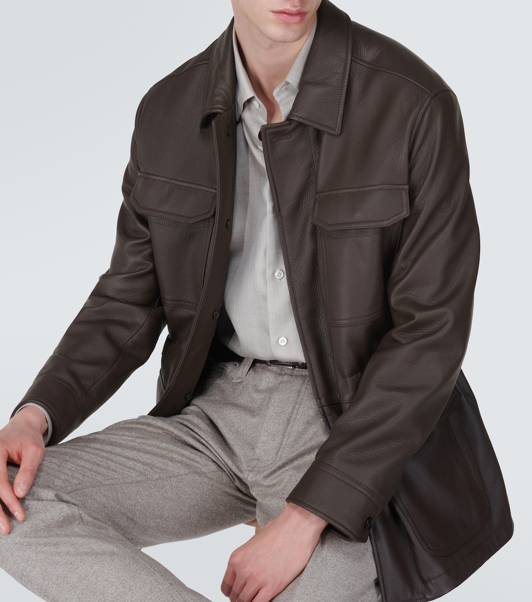 Camicia in seta, cashmere e lino | Brioni