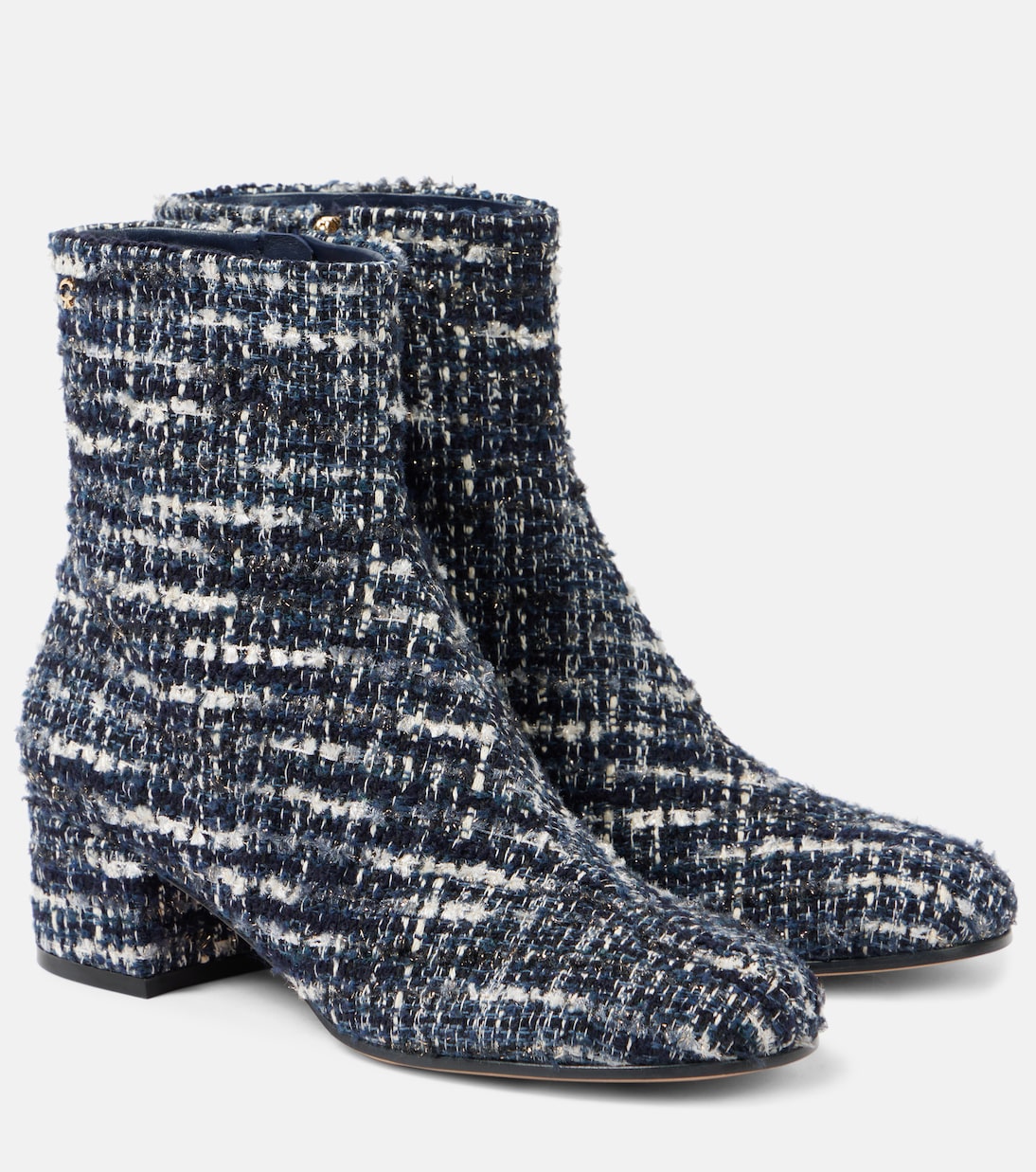 Bottines 45 en tweed | Gianvito Rossi