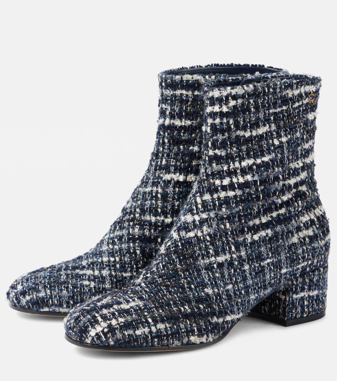 Bottines 45 en tweed | Gianvito Rossi