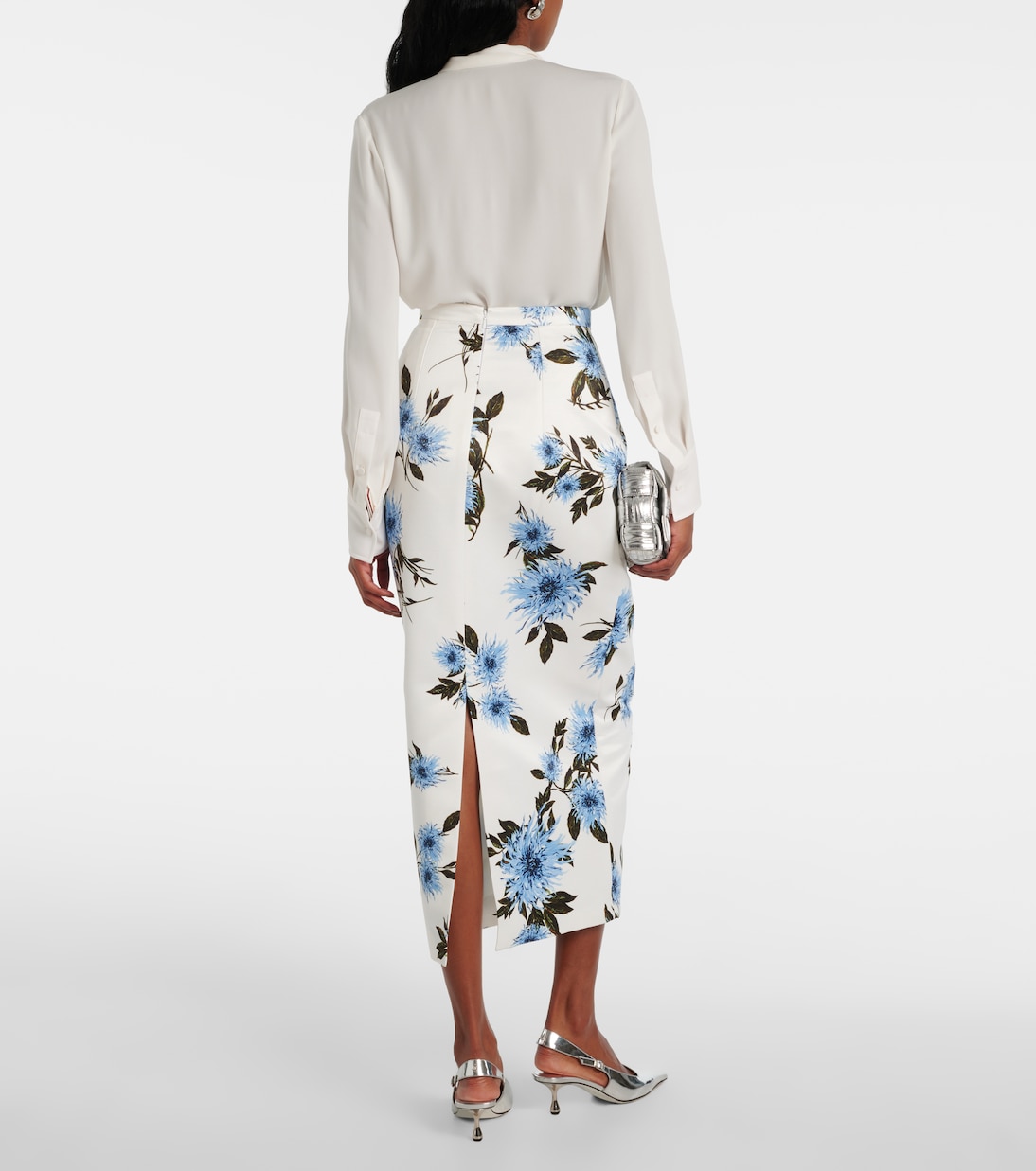 Falda midi Lorelei floral | Emilia Wickstead