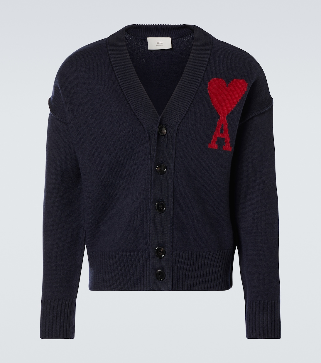 Cardigan Ami de Cœur aus Schurwolle | Ami Paris