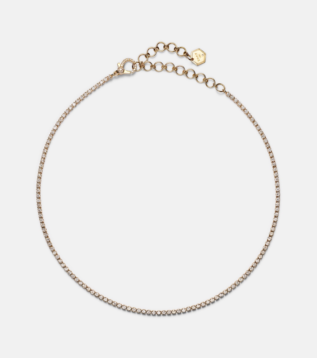 Collana chic in oro 18kt con diamanti per un look giovane e glamour