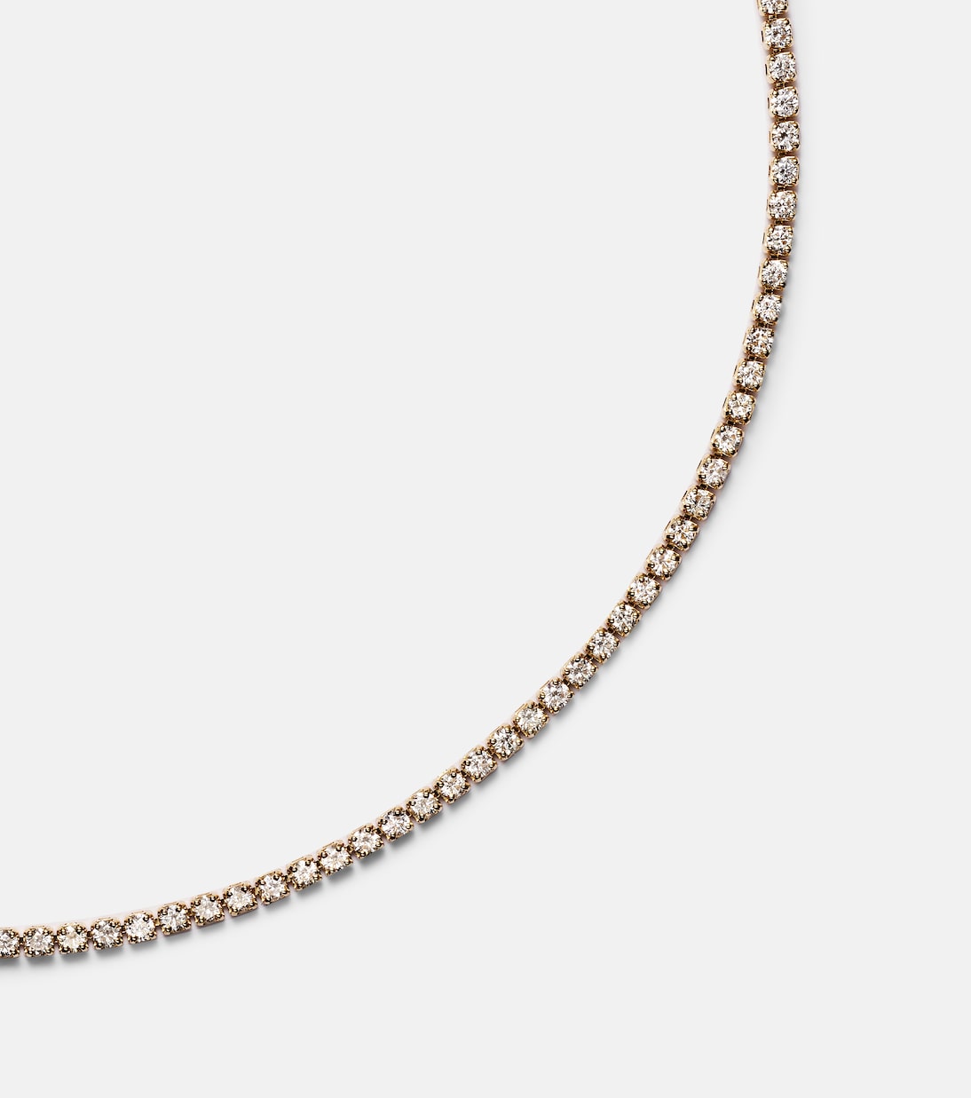 Collana chic in oro 18kt con diamanti per un look giovane e glamour
