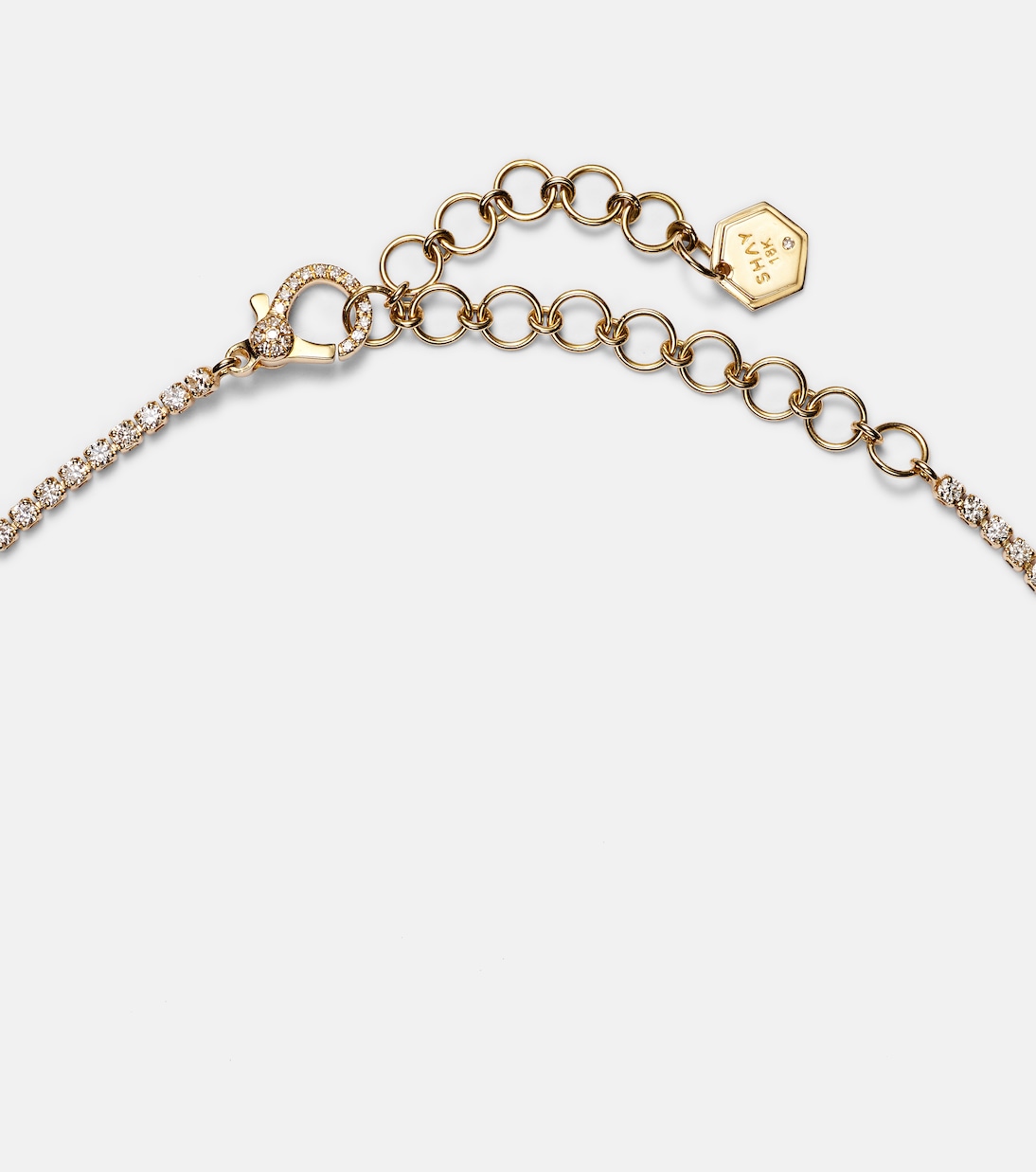 Collana chic in oro 18kt con diamanti per un look giovane e glamour