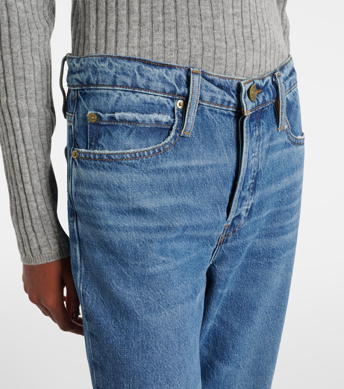 جينز بقصّة مستقيمة The Slouchy | Frame