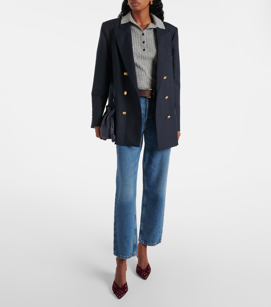 جينز بقصّة مستقيمة The Slouchy | Frame
