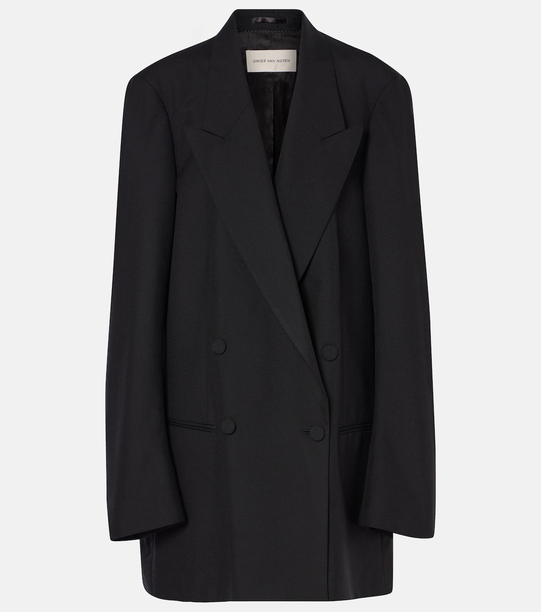Double-breasted wool blazer | Dries Van Noten