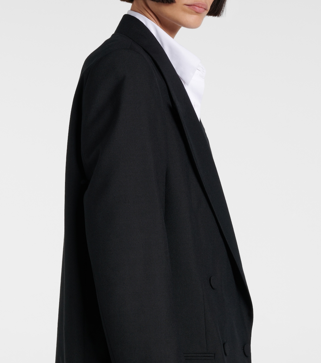 Double-breasted wool blazer | Dries Van Noten