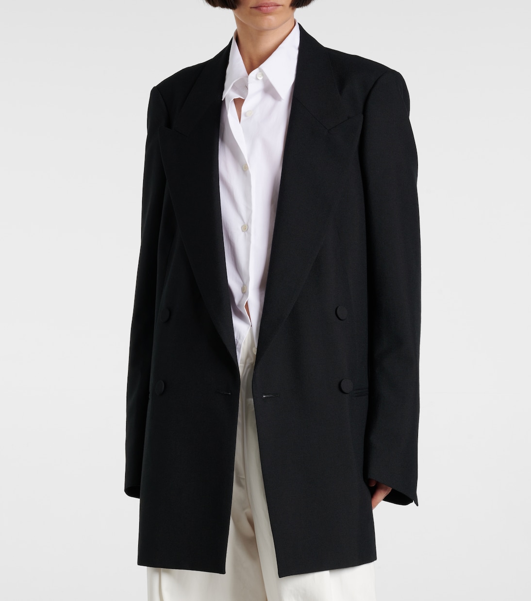 Double-breasted wool blazer | Dries Van Noten