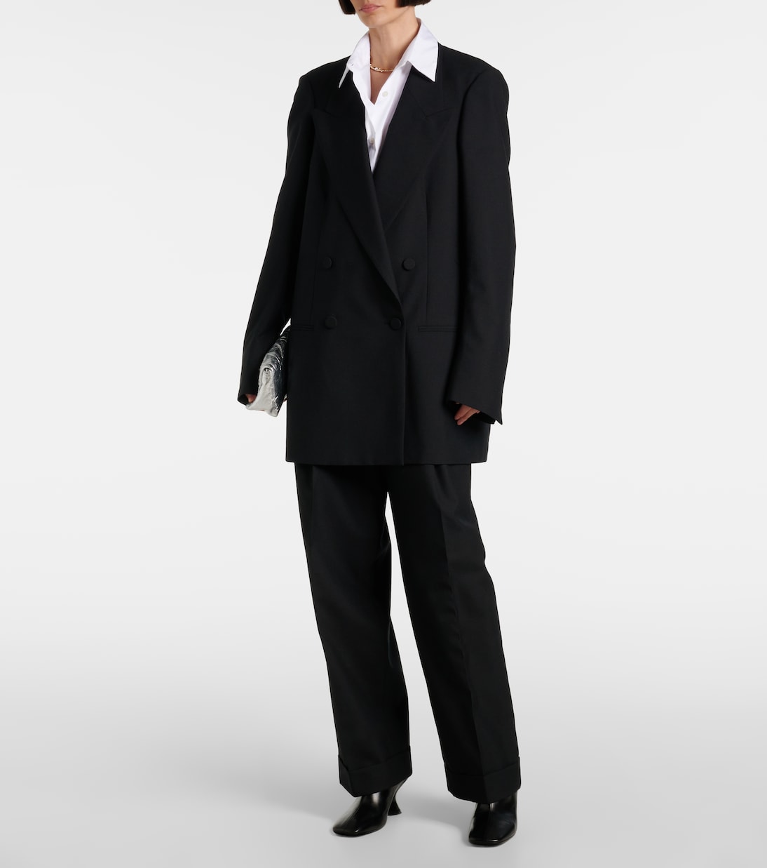 Double-breasted wool blazer | Dries Van Noten
